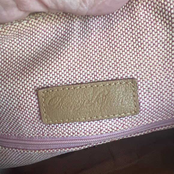 Dooney & Bourke Tan Beige Pebbled Grain Leather Satchel Shoulder Handbag Purse - Picture 4 of 11